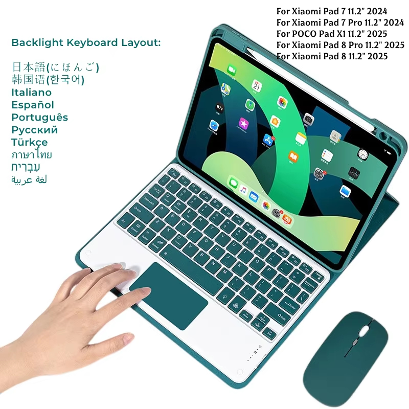 Gaming Keyboard Mechanical Wireless - Backlit toetsenbordhoes met muis voor Xiaomi
