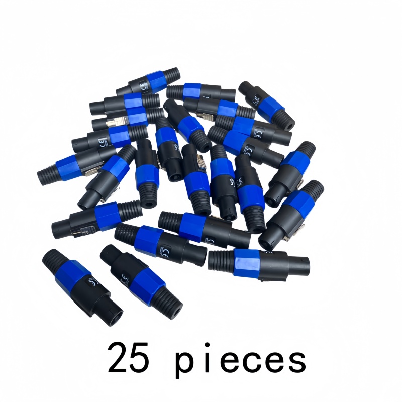 Aviator Connector Kit - 25 lange vieraderige luidsprekerstekkers, vieraderige luidsprekerstekkers,