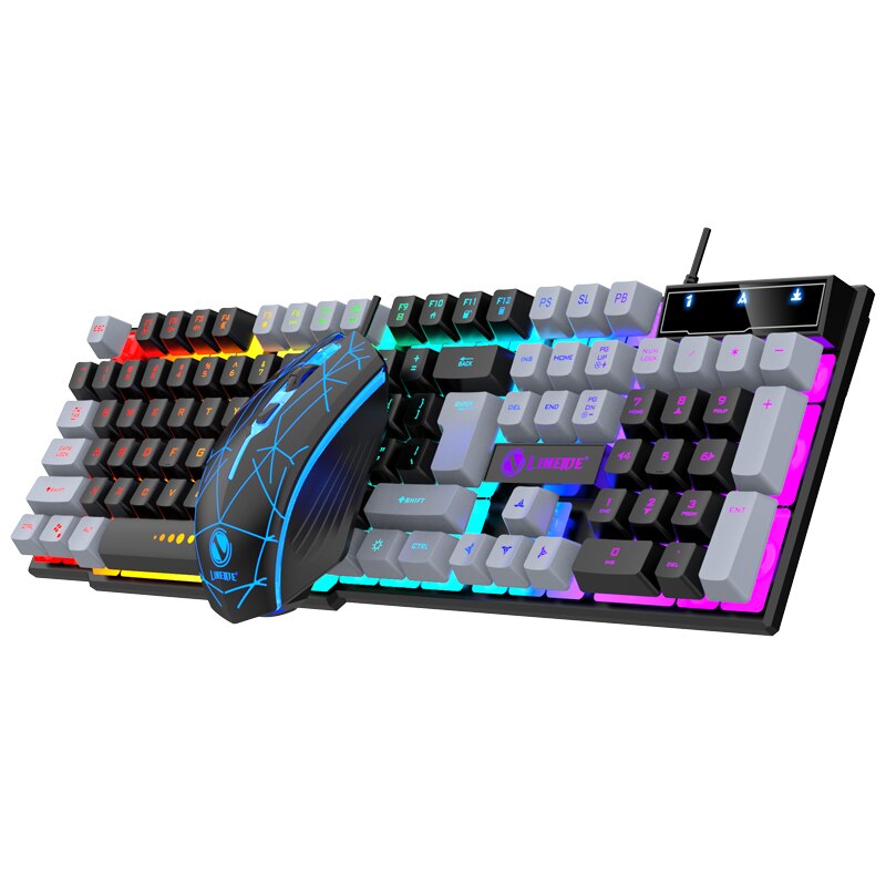 Gaming Keyboard Extension - Bedrade Toetsenbord En Muis Set Usb