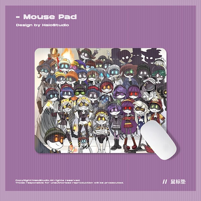 Gaming Keyboard Mouse - Anime Murder Drones Merch Muismat Bureau