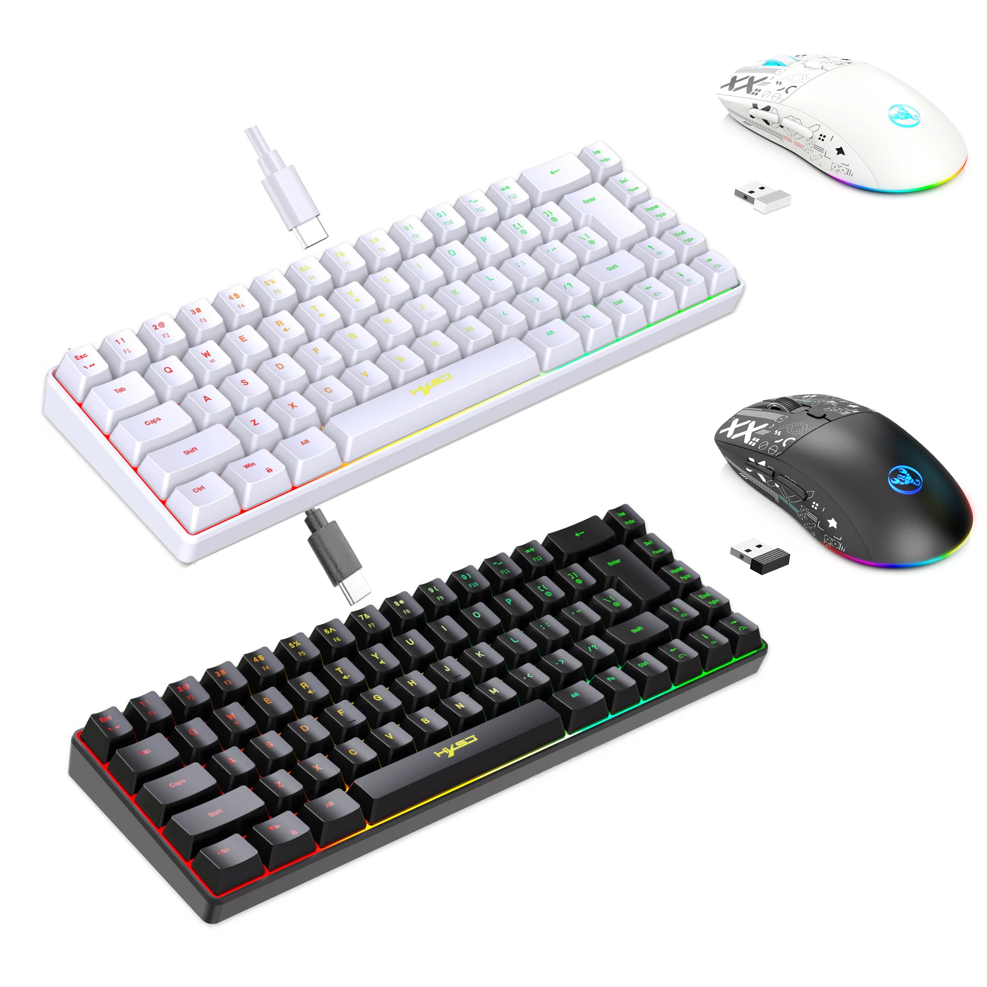 Gaming Keyboard And Mouse Combo - Toetsenbord- en muiscombo met achtergrondverlichting Gamer