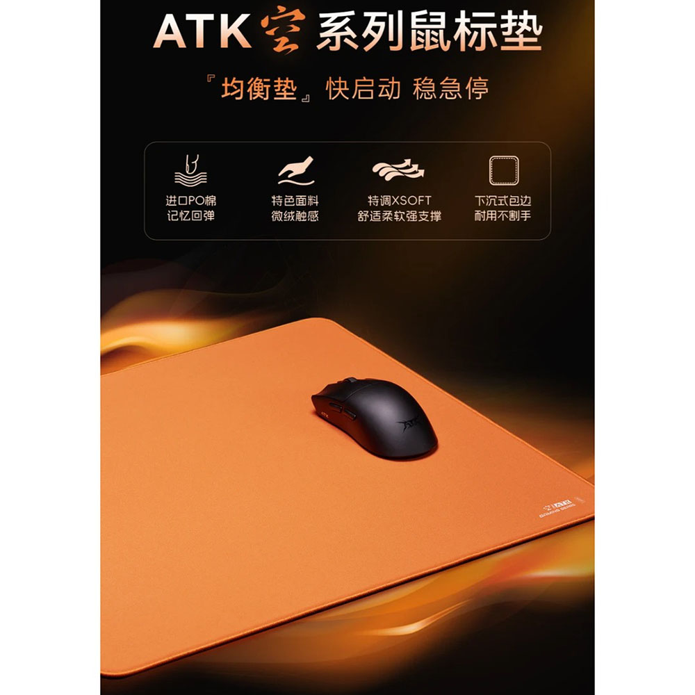Gaming Keyboard And Mouse Combo - Hot ATK Kong Xsoft Esports Muismat