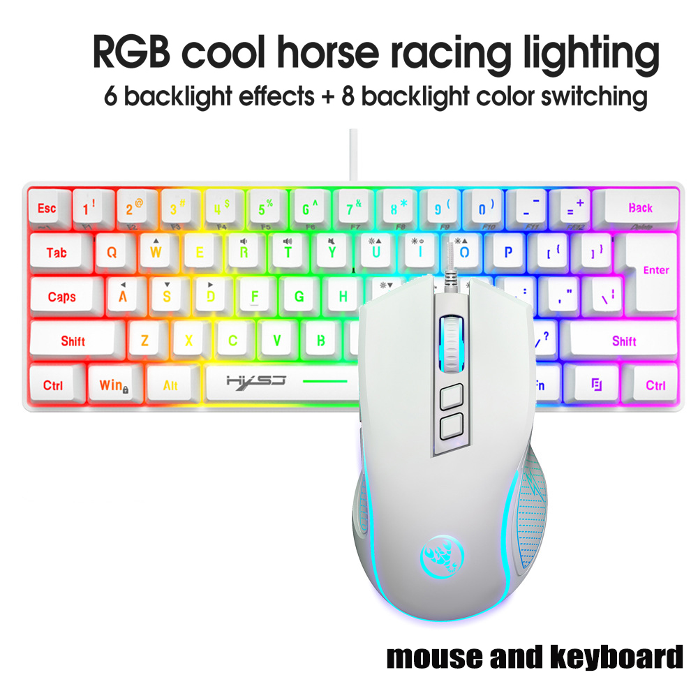 Gaming Keyboard Ergonomic - Toetsenbord en muis sets, gamer toetsenborden