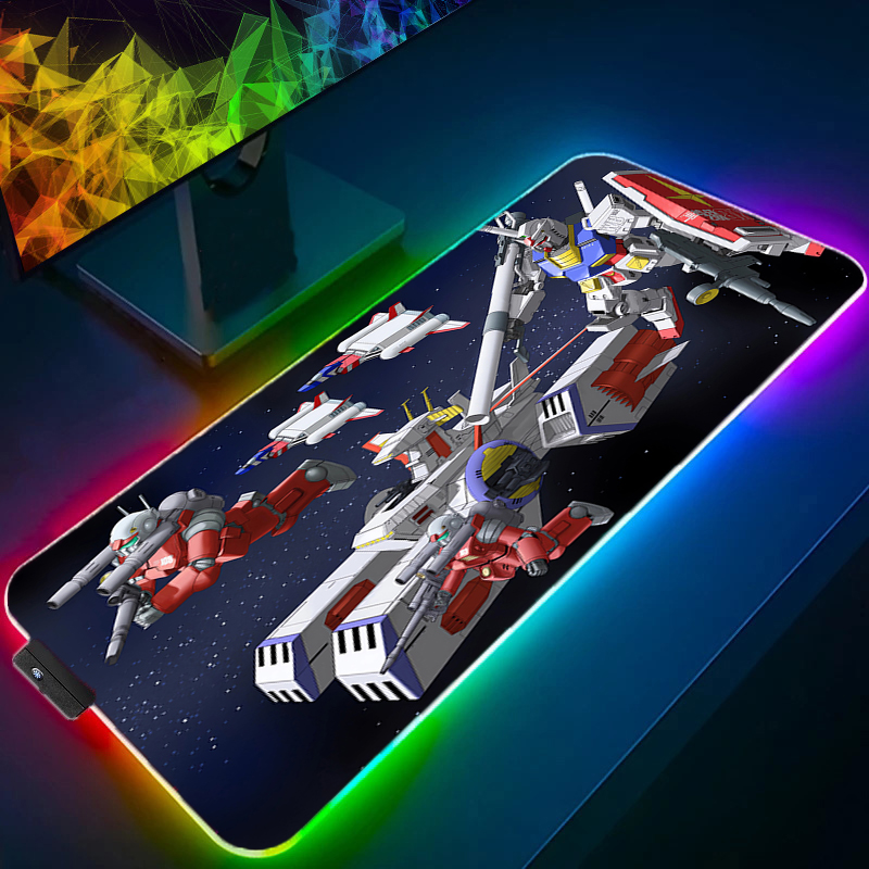 Gaming Keyboard And Mouse Mobile - RGB-muismat Grote Gamer XXL Mobile Suit