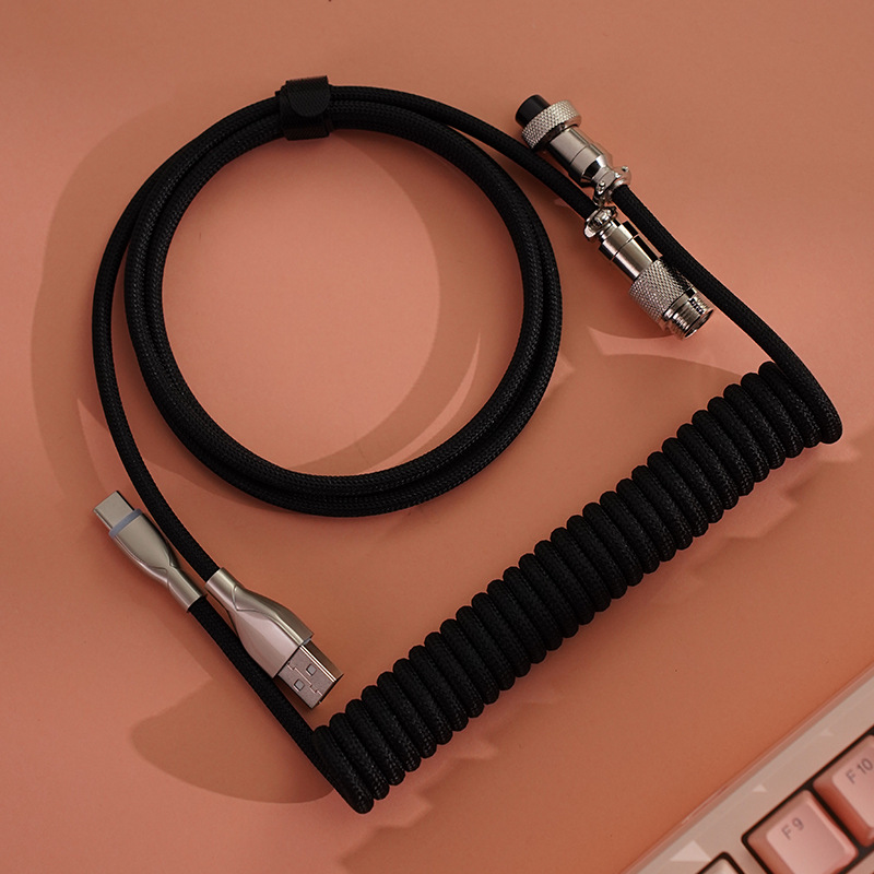 Gaming Keyboard Extension - Type C USB Aviator-oprolkabel voor mechanisch