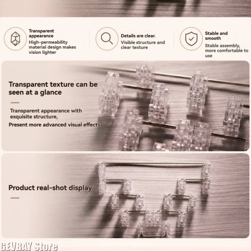 Film Switch Mod - KEYNG Hoge transparante niet-magnetische stabilisatortape, anti-vochtfilm