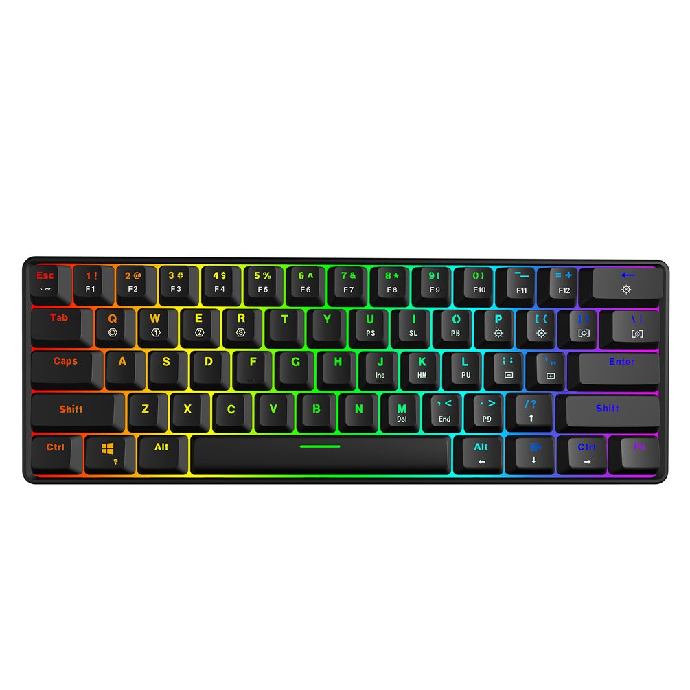 Gaming Keyboard Bundle - SKYLOONG GK61 Mini Draagbare 60% Gamer