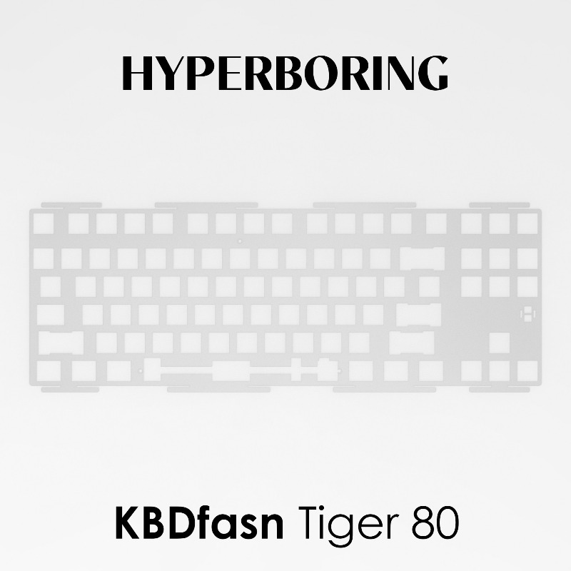 Gaming Keyboard Ergonomic - HYPERBORING Tiger80 Toetsenbordpositioneringsbord Aanpassing PC PP
