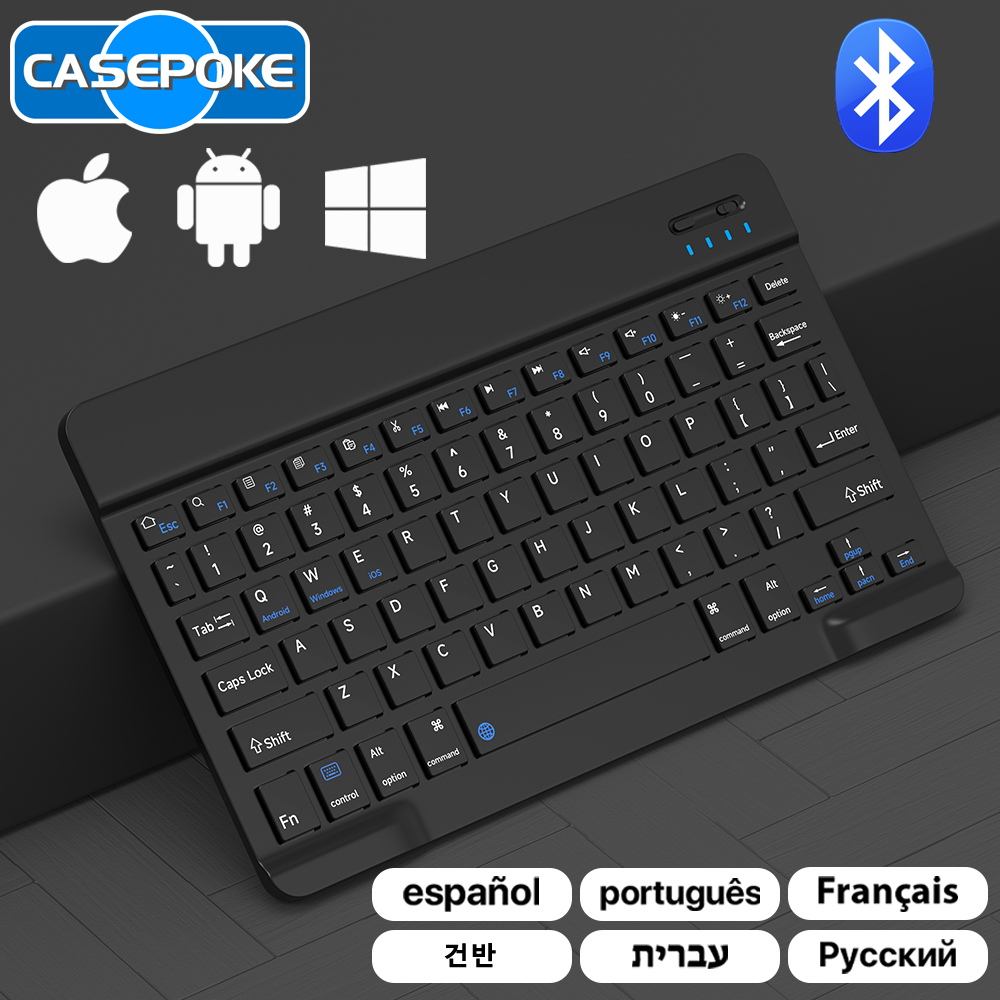 Gaming Keyboard Mechanical Wireless - CASEPOKE Voor iPad Xiaomi Samsung Huawei
