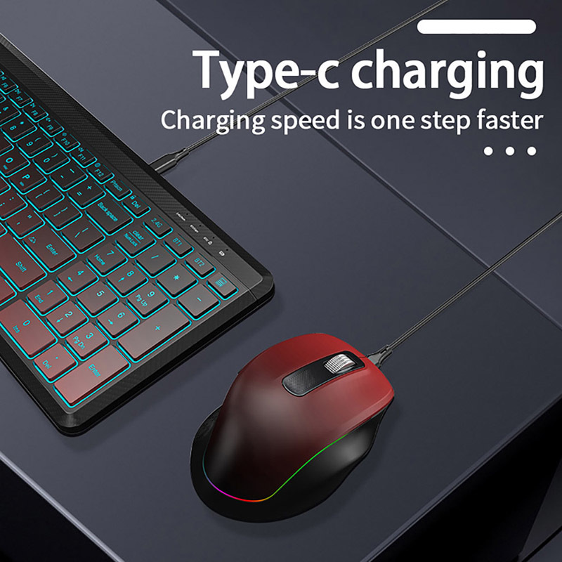 Rgb Backlit Stille Draadloze T - Gaming Keyboard Bundle recensie en prijs
