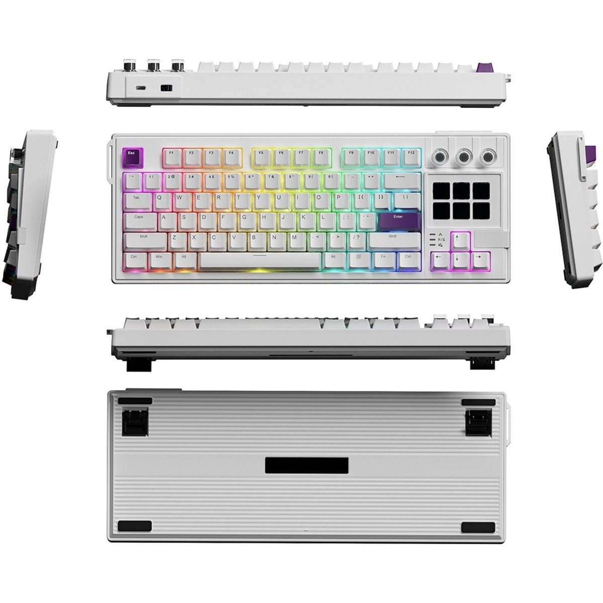 update. K1 PRO Visueel mechani - Gaming Keyboard Ergonomic recensie en prijs