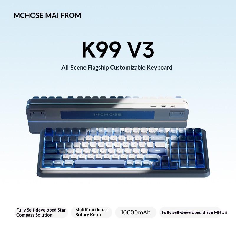 MCHOSE K99 V3 Aanpasbare mecha - Gaming Keyboard Mechanical Wireless recensie en prijs