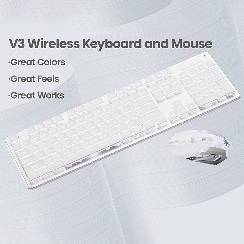 EWEADN V3 draadloze Silent Off - Gaming Keyboard Bundle recensie en prijs
