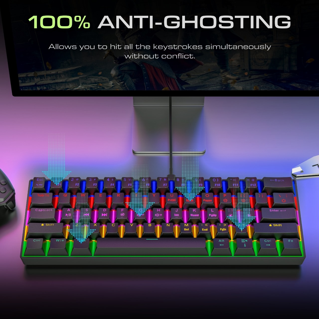 Best verkochte 60% gaming mech - Gaming Keyboard Best recensie en prijs