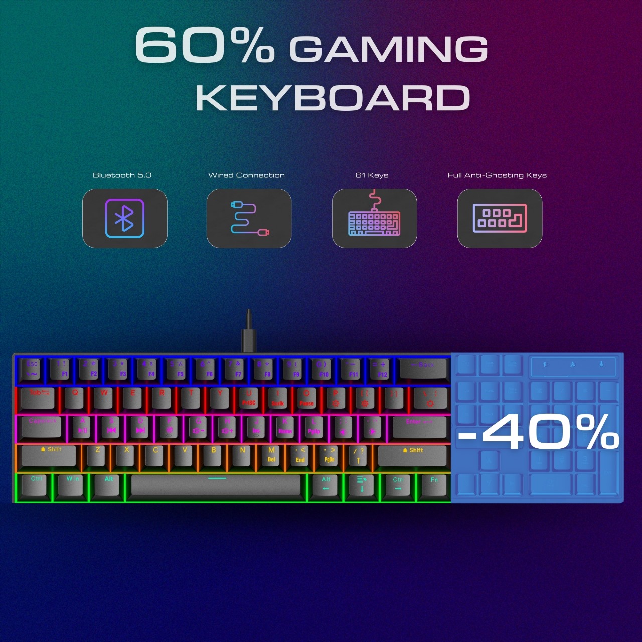 Best verkochte 60% gaming mech - Gaming Keyboard Best recensie en prijs
