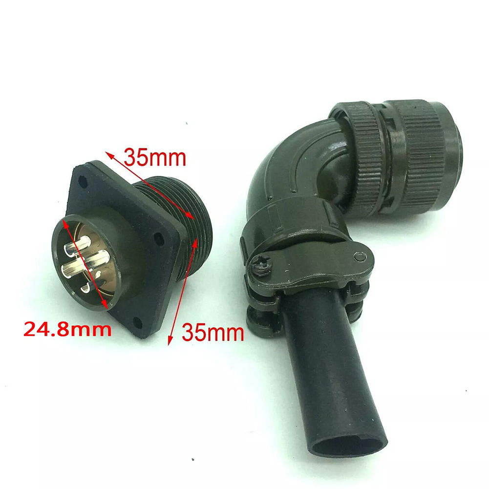 Luchtvaartconnector 4-pins 90  - Aviator Connector Kit recensie en prijs