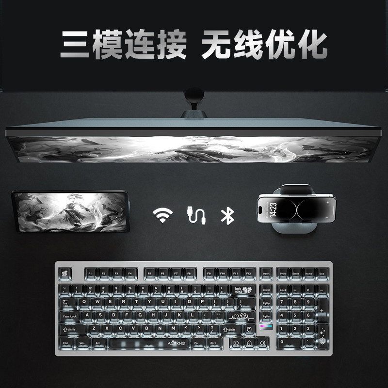 Weika Max102 aluminium behuizi - Gaming Keyboard Mechanical Wireless recensie en prijs