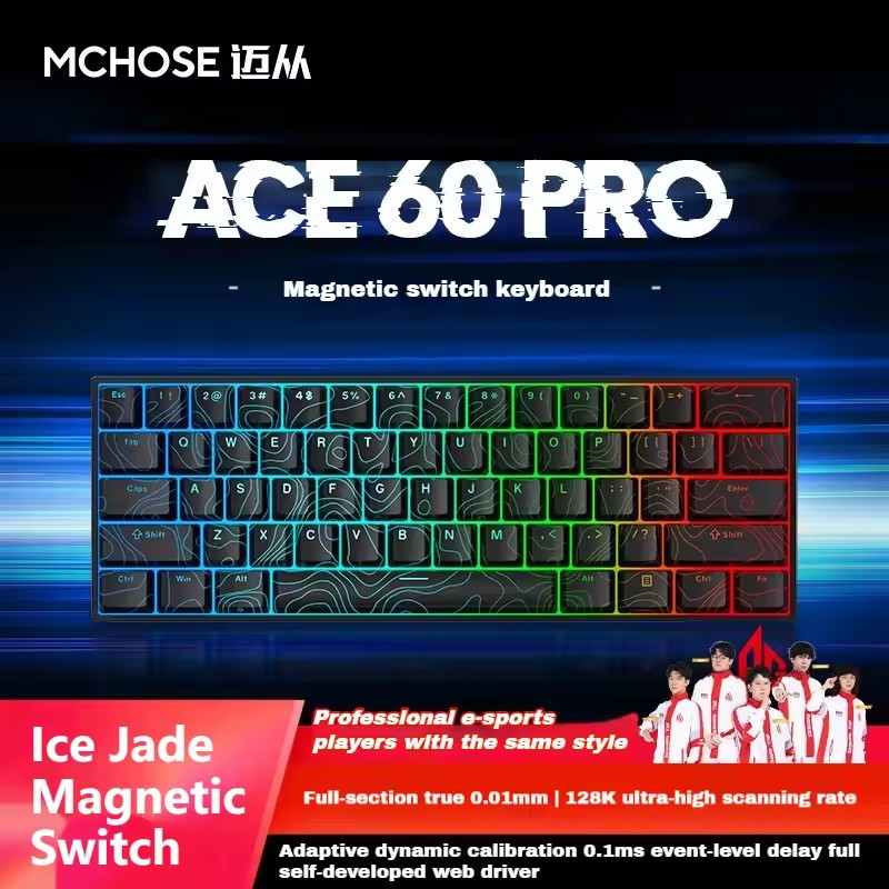 MCHOSE ACE60 Pro Mechanisch to - Gaming Keyboard Bundle recensie en prijs