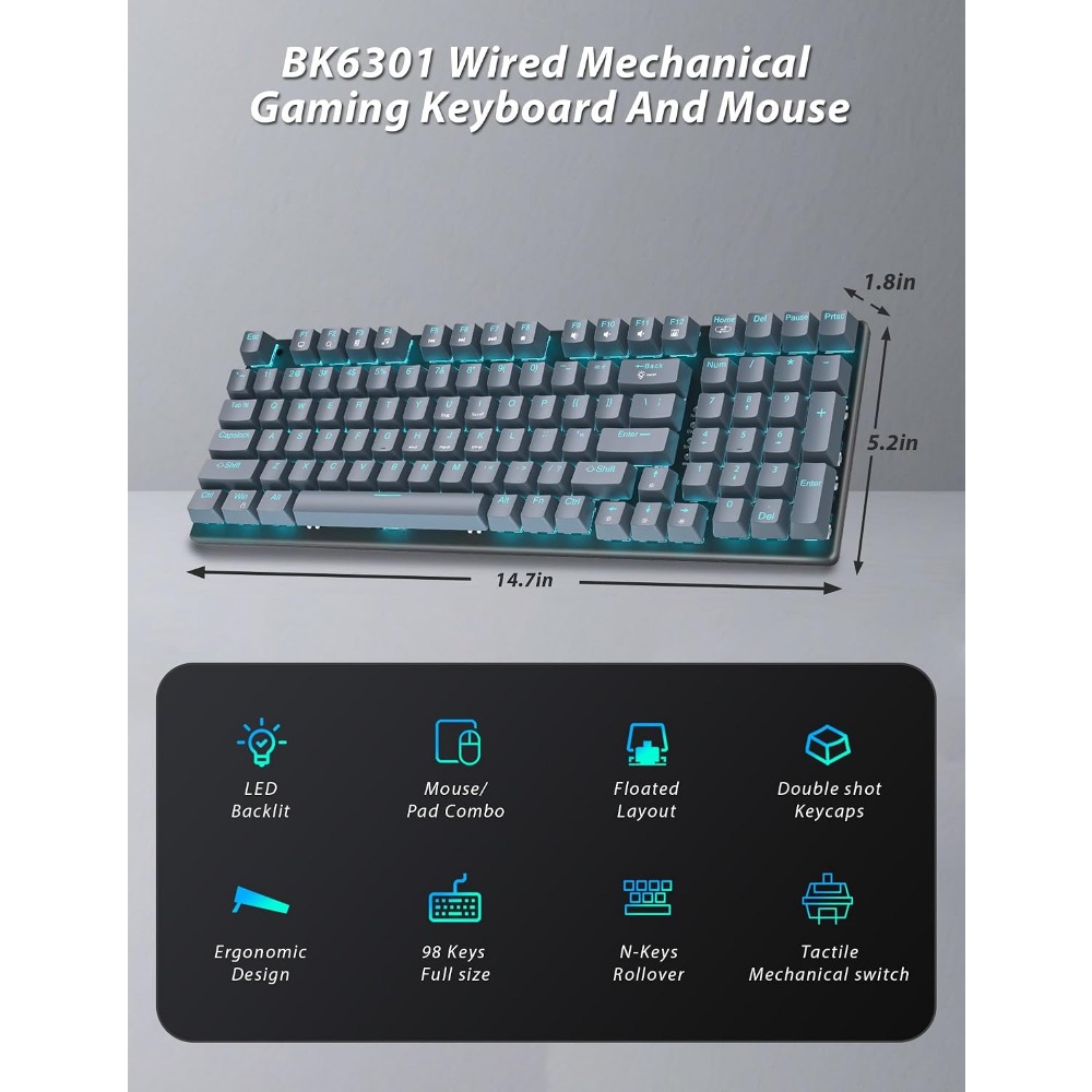 98-toetsen gamingtoetsenbord m - Gaming Keyboard No Number Pad recensie en prijs