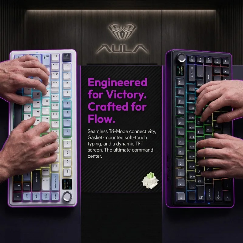 AULA F75 Max Mechanisch Toetse - Gaming Keyboard Mechanical Wireless recensie en prijs