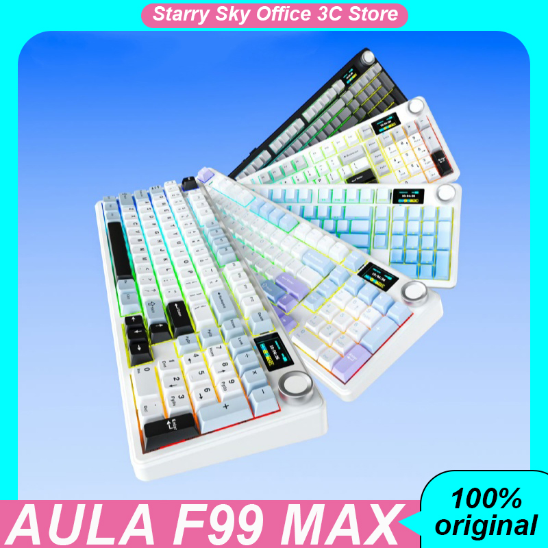 Nieuw AULA F99 Max Gasket mech - Gaming Keyboard Mechanical Wireless recensie en prijs