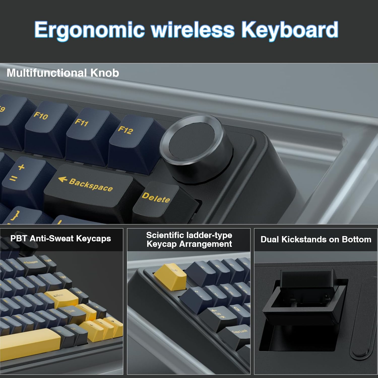 Aula F75 mechanisch toetsenbor - Gaming Keyboard No Number Pad recensie en prijs