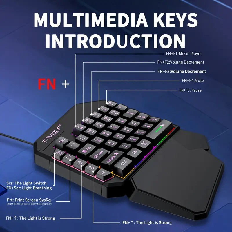 FocusOnPC TF900 2-in-1 mobiele - Gaming Keyboard And Mouse Mobile recensie en prijs