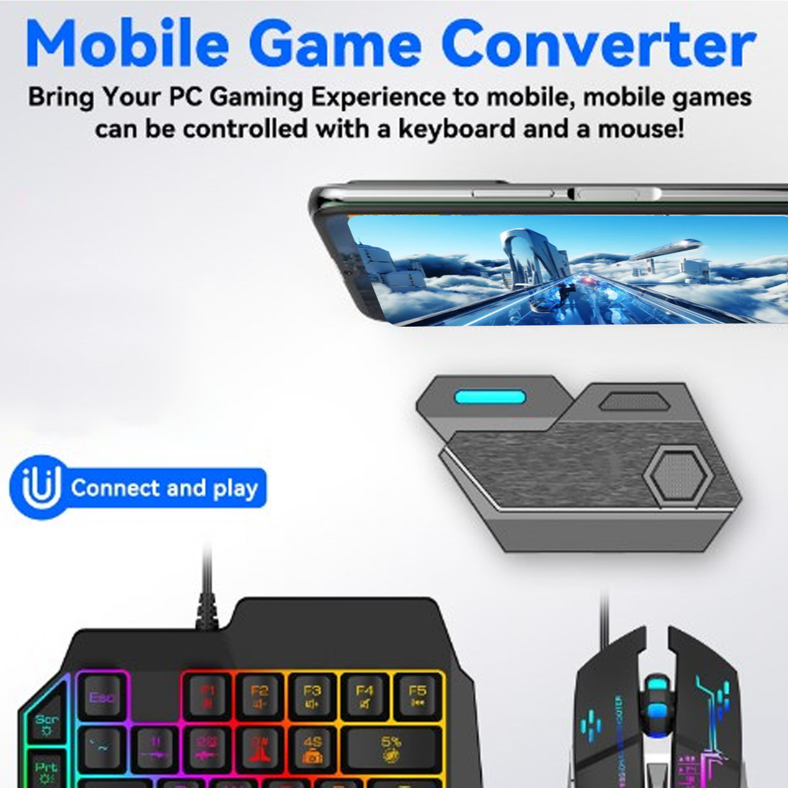 Mobiel gamecombopakket Bluetoo - Gaming Keyboard And Mouse Combo recensie en prijs