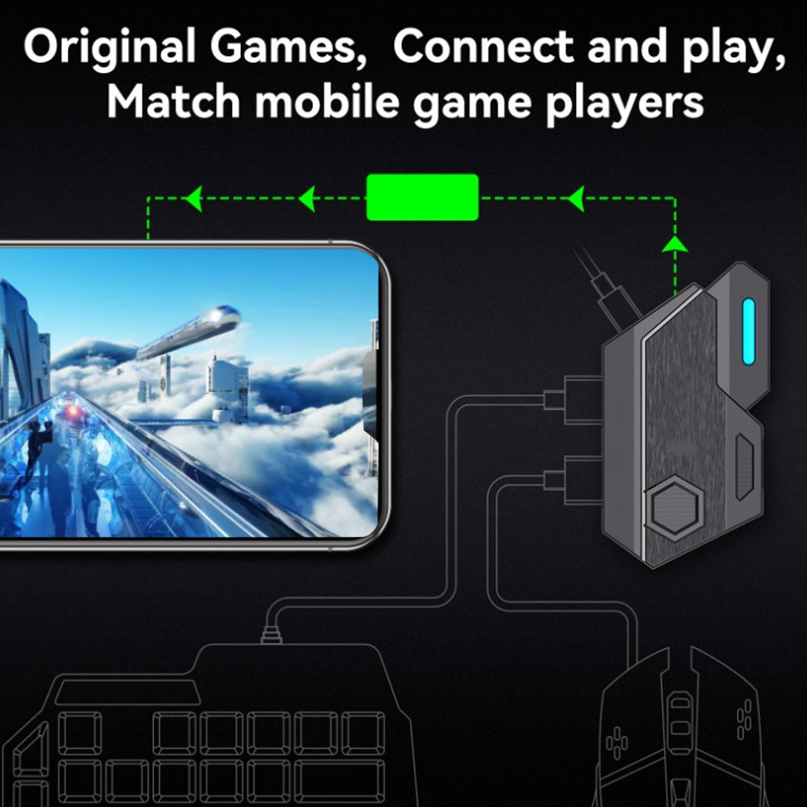 Mobiel gamecombopakket Bluetoo - Gaming Keyboard And Mouse Combo recensie en prijs