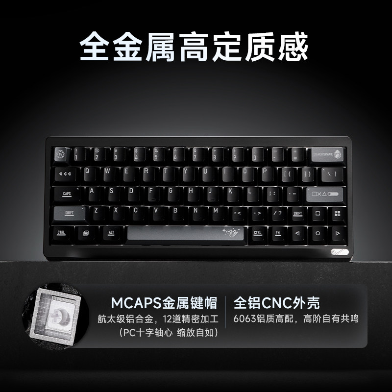 Custom Wuyan Quadrant SF60 Vol - Gaming Keyboard No Number Pad recensie en prijs