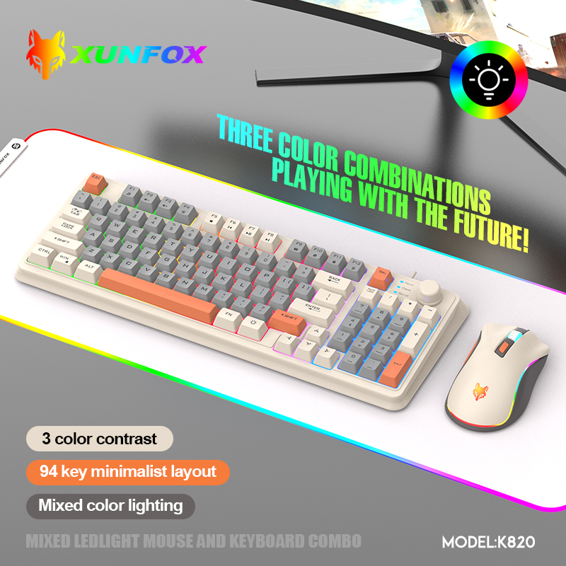 K820 USB Bedraad speltoetsenbo - Gaming Keyboard And Mouse Combo recensie en prijs