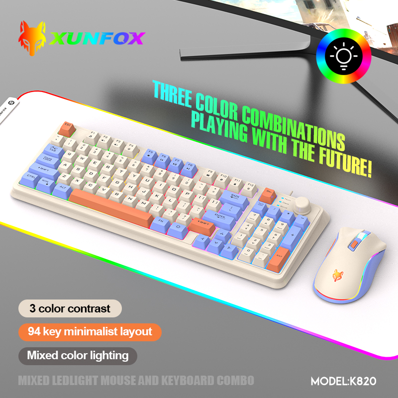 K820 USB Bedraad speltoetsenbo - Gaming Keyboard And Mouse Combo recensie en prijs