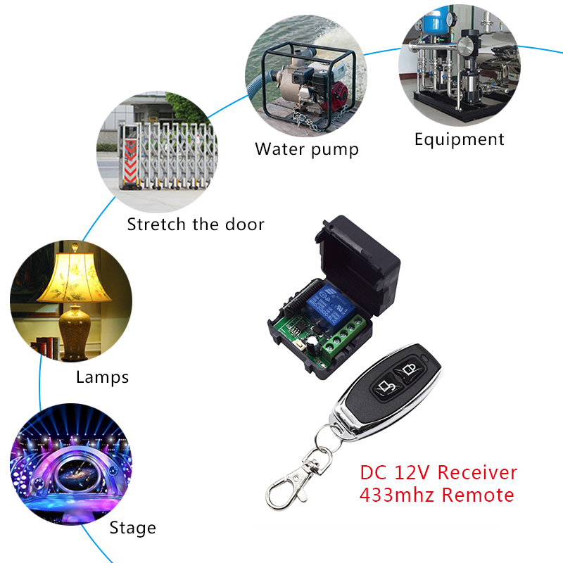 433 MHz DC 12 V 24 V 1 Kanaal  - Switch Opener Tool recensie en prijs