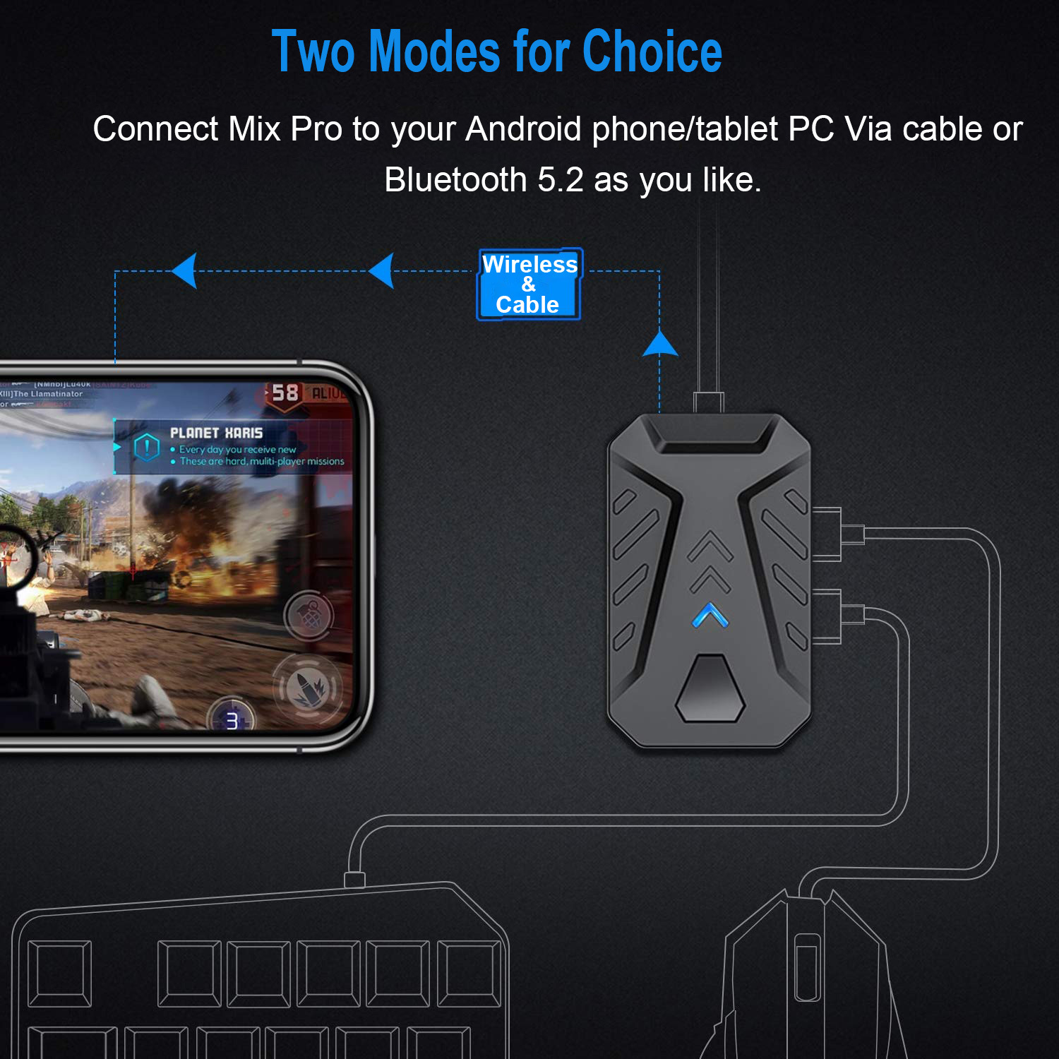 Mobiele games Converter Gaming - Gaming Keyboard And Mouse Mobile recensie en prijs