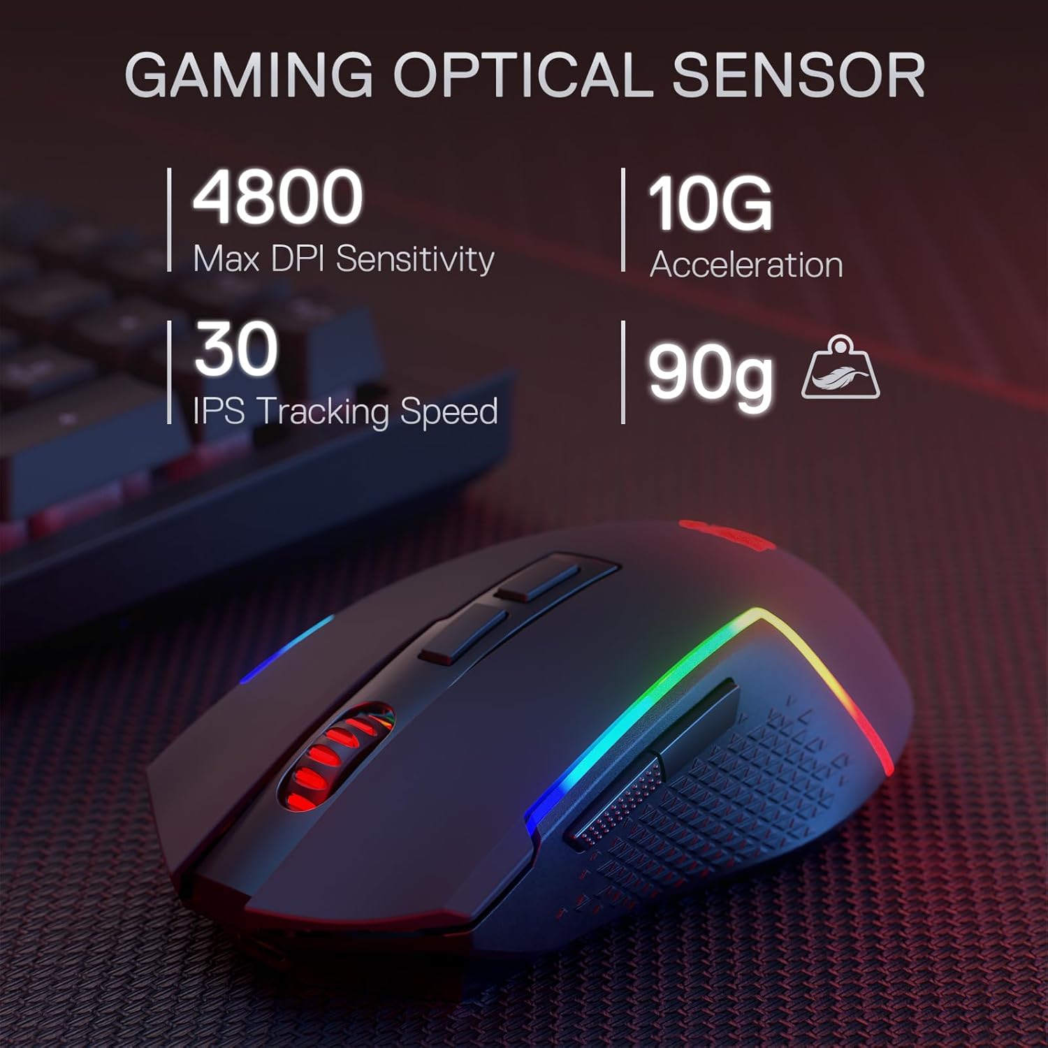 Redragon S142 Draadloos Gaming - Gaming Keyboard Extension recensie en prijs