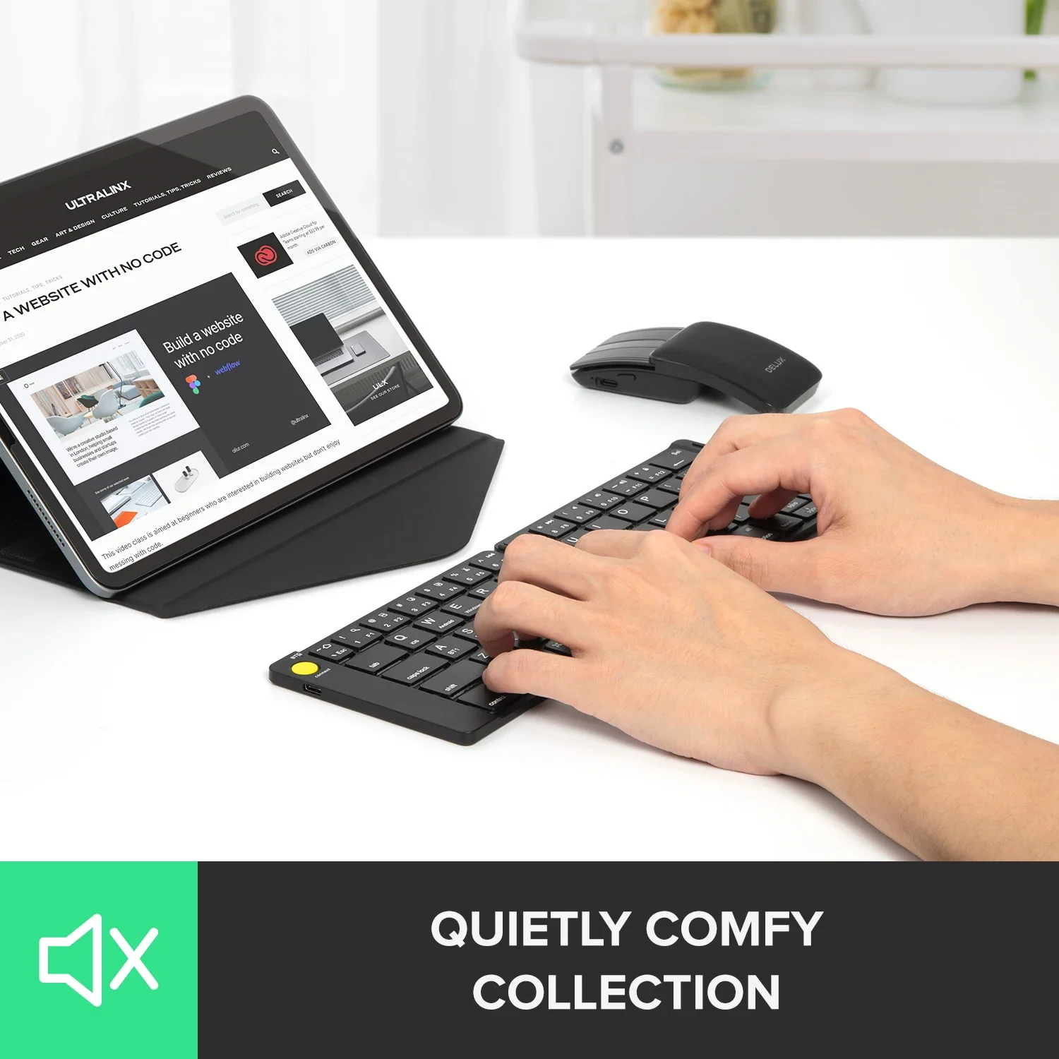 Delux opvouwbare toetsenbord-m - Gaming Keyboard Ergonomic recensie en prijs