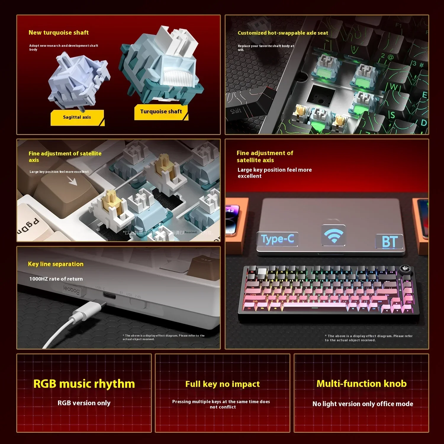 Leobog Hi75C Hi75 Hi75C Pro Al - Gaming Keyboard Bundle recensie en prijs