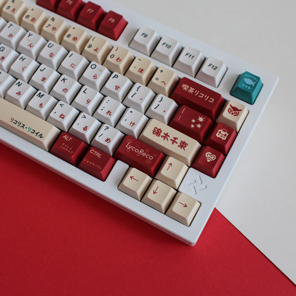Lycoris Recoil Anime PBT Keyca - Gaming Keyboard Ergonomic recensie en prijs